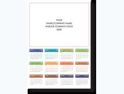 Flat Spirals Calendar