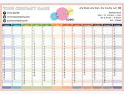 Brights Wall Planner