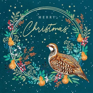 Partridge in a Pear Wreath
