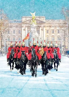 Horse Guards in the Snow