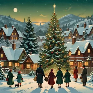 Gathering Around the Tree