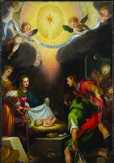 The Adoration of the Shepherds with Saint Catherine